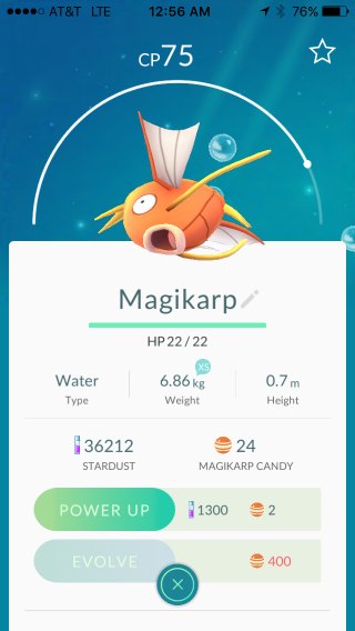 Illustration for article titled Trainers Who Evolve Magikarps Are The Real Champions of Pokémon Go